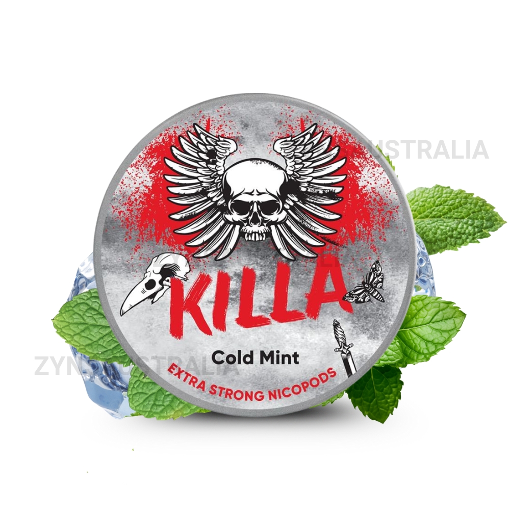 KILLA Nicotine Pouches Cold Mint 12.8mg